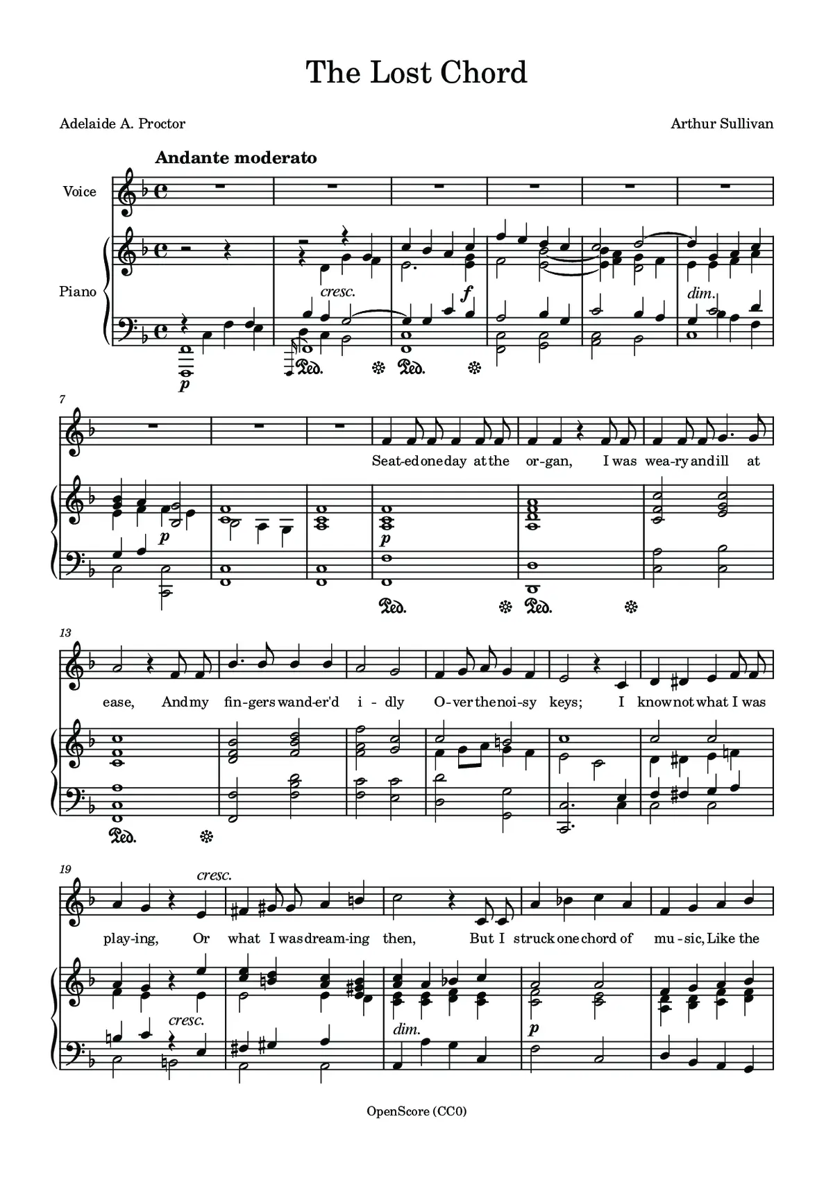 The Lost Chord - Page 1