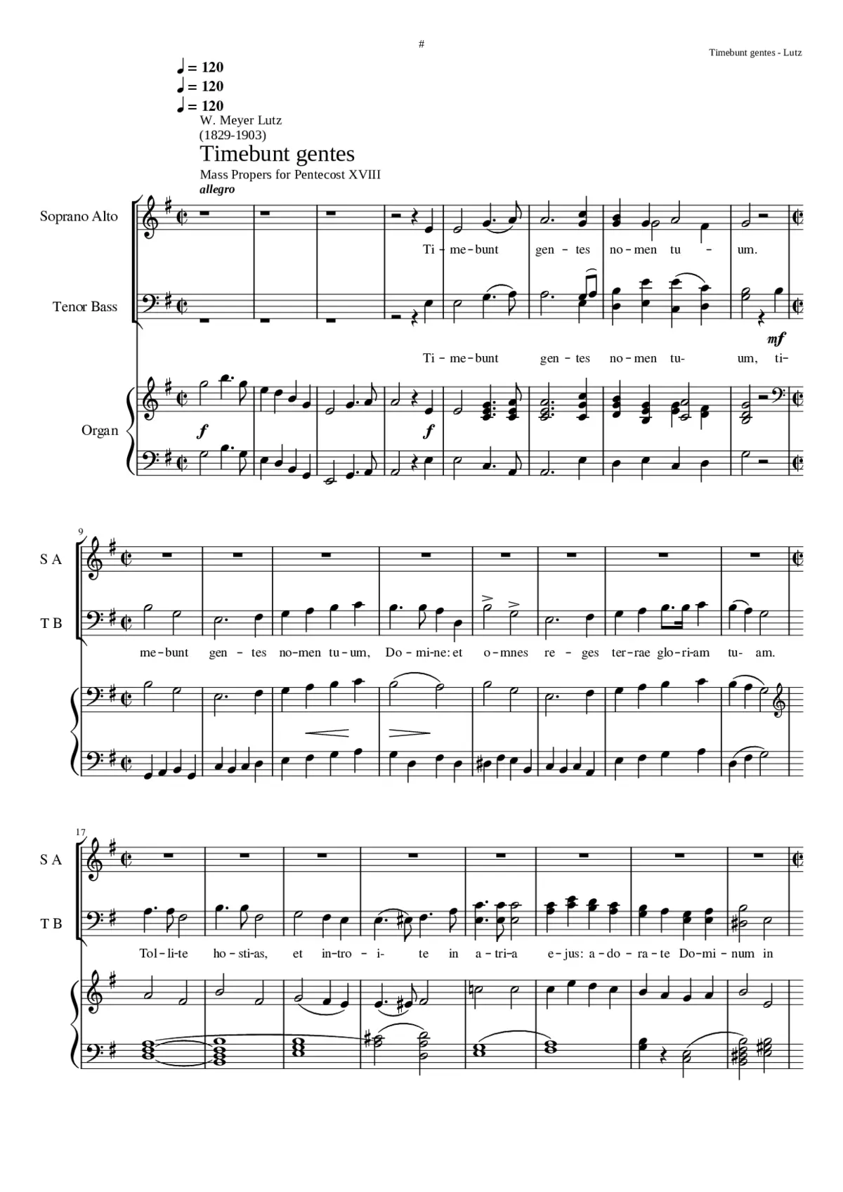 Timebunt gentes - Page 1