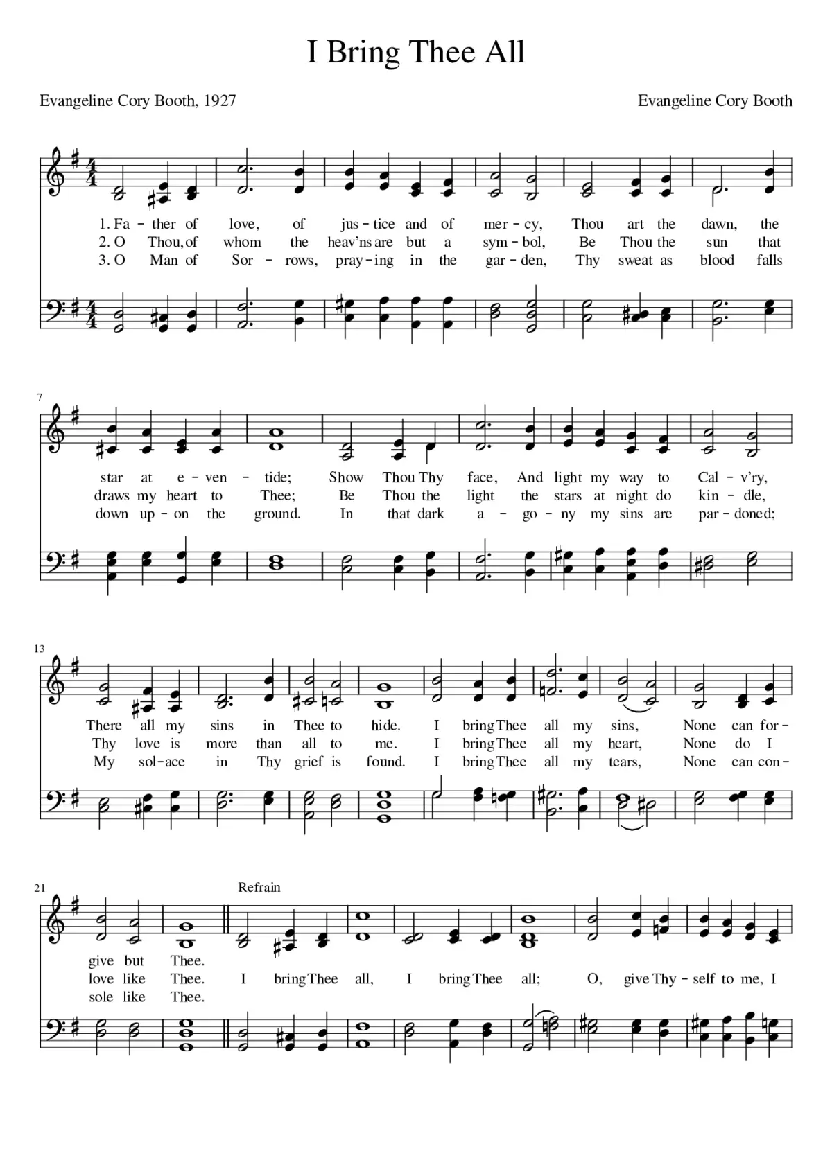 I bring thee all - Page 1