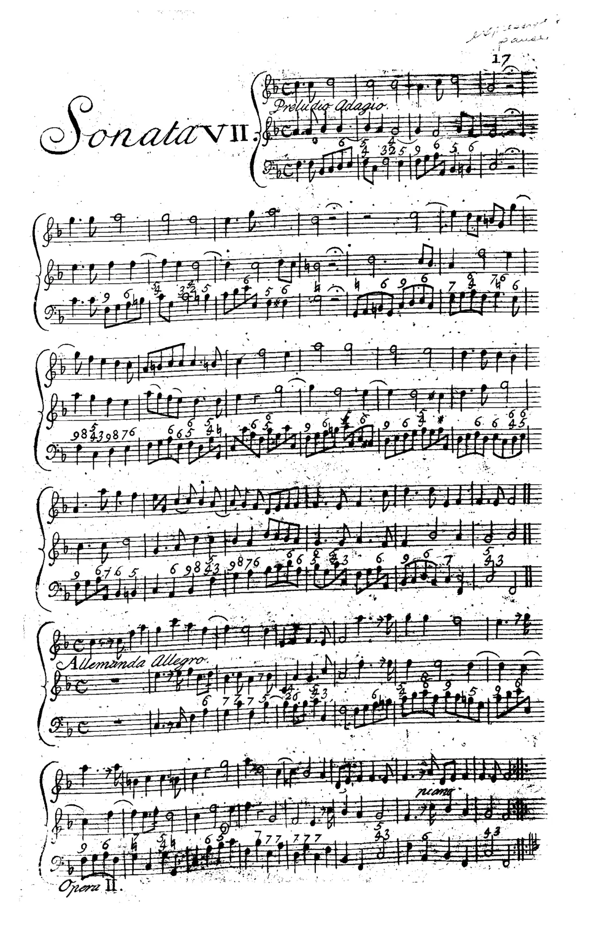 Trio Sonata in F major - Page 1