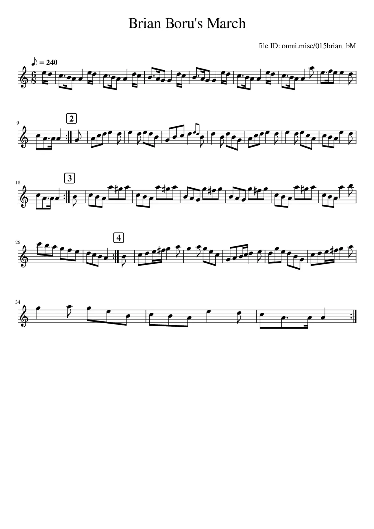 Brian Boru's - Page 1