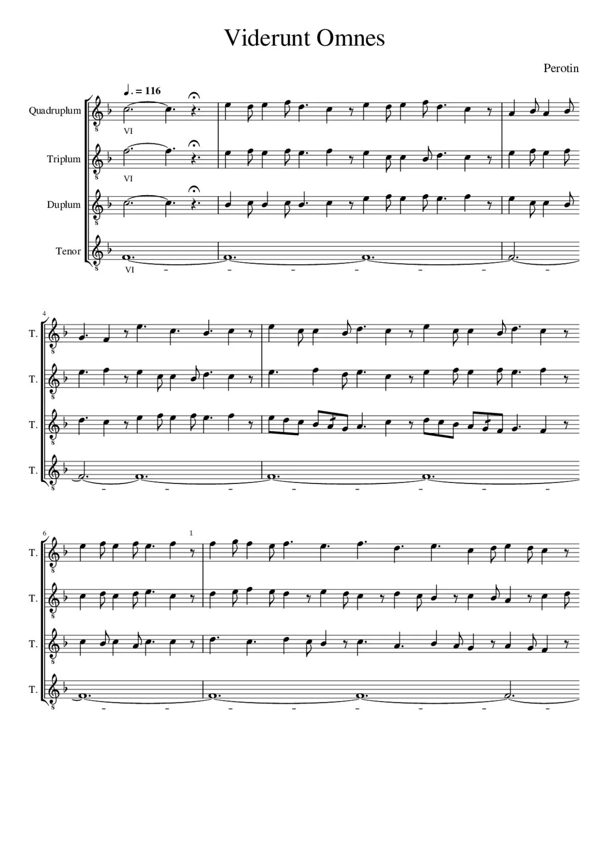 Graduale 'Viderunt Omnes' - Page 1