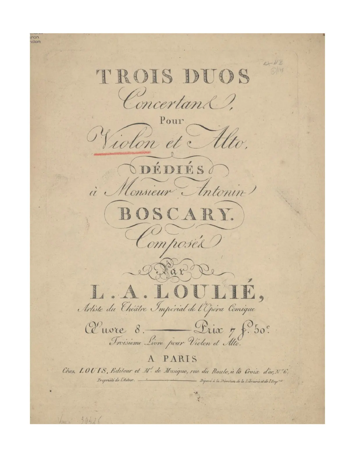 3 Concertant Duets for Violin and Viola - Page 1