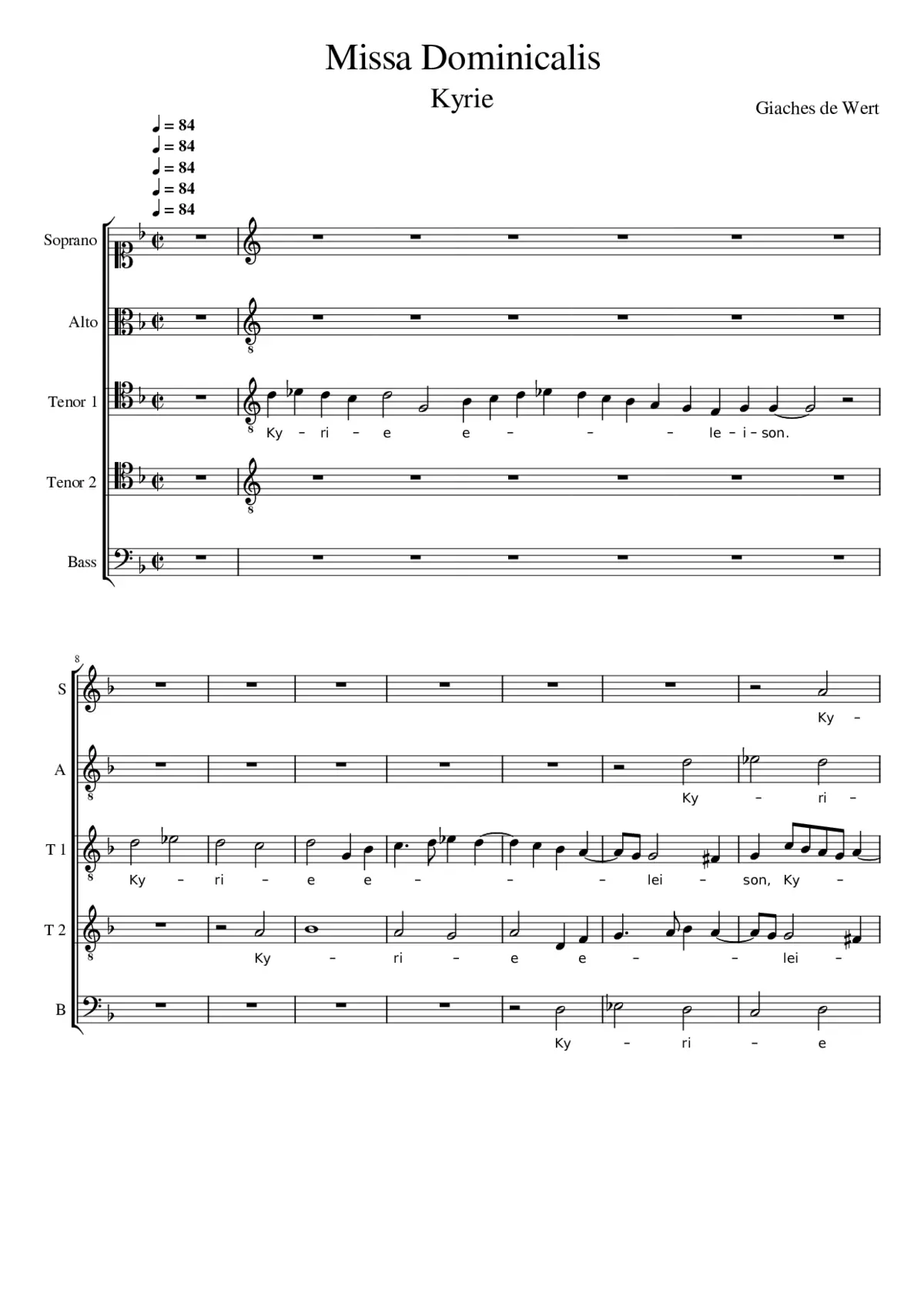 Missa Dominicalis - Page 1