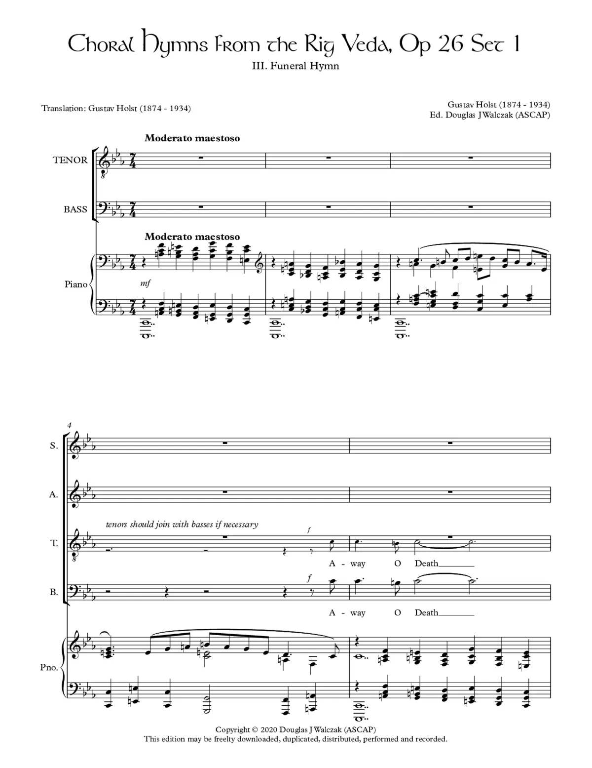 Funeral Hymn - Page 1