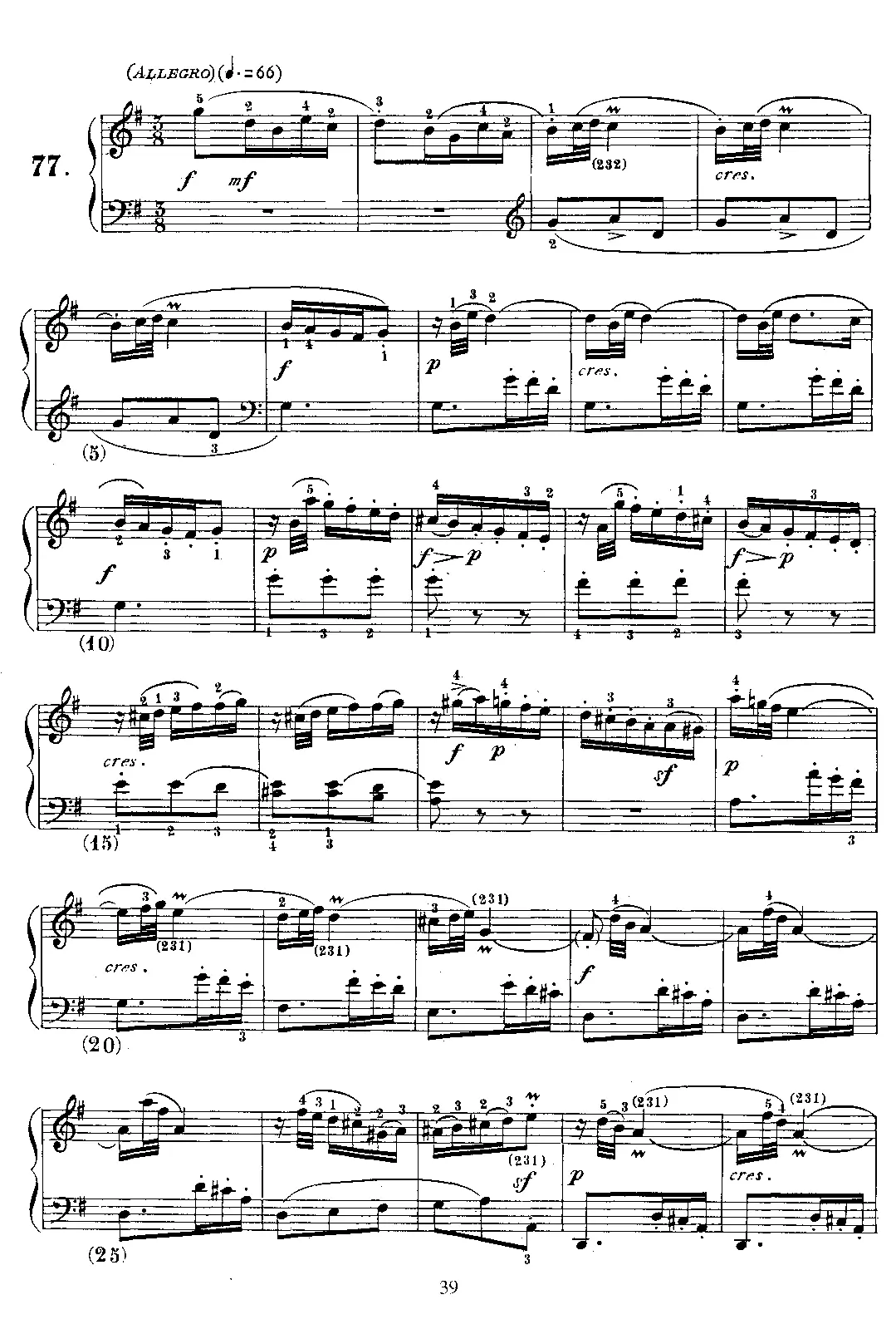 Keyboard Sonata in G major - Page 1