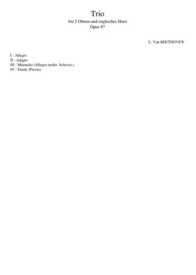 Trio in C major Op.87