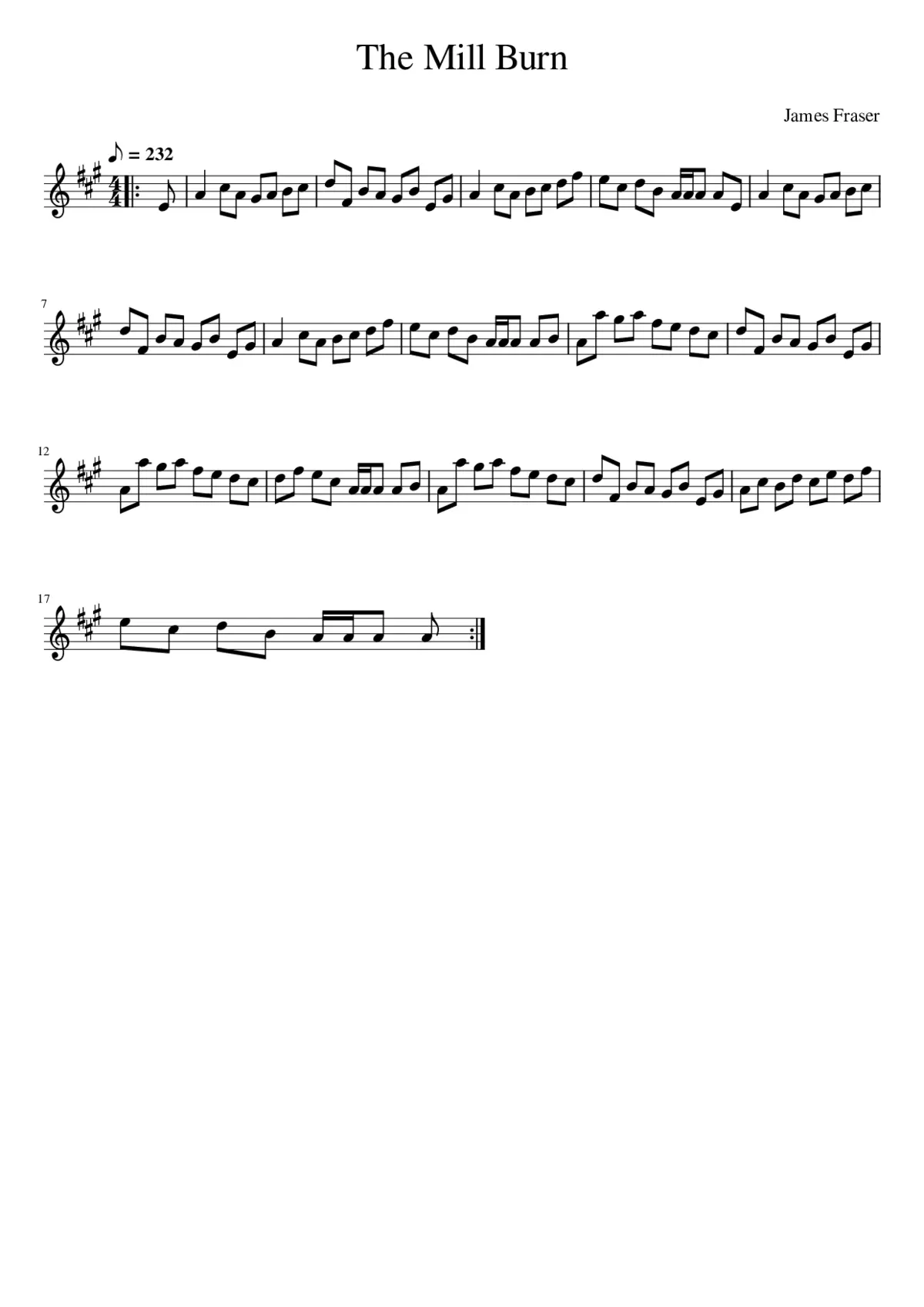 The Mill Burn - Page 1