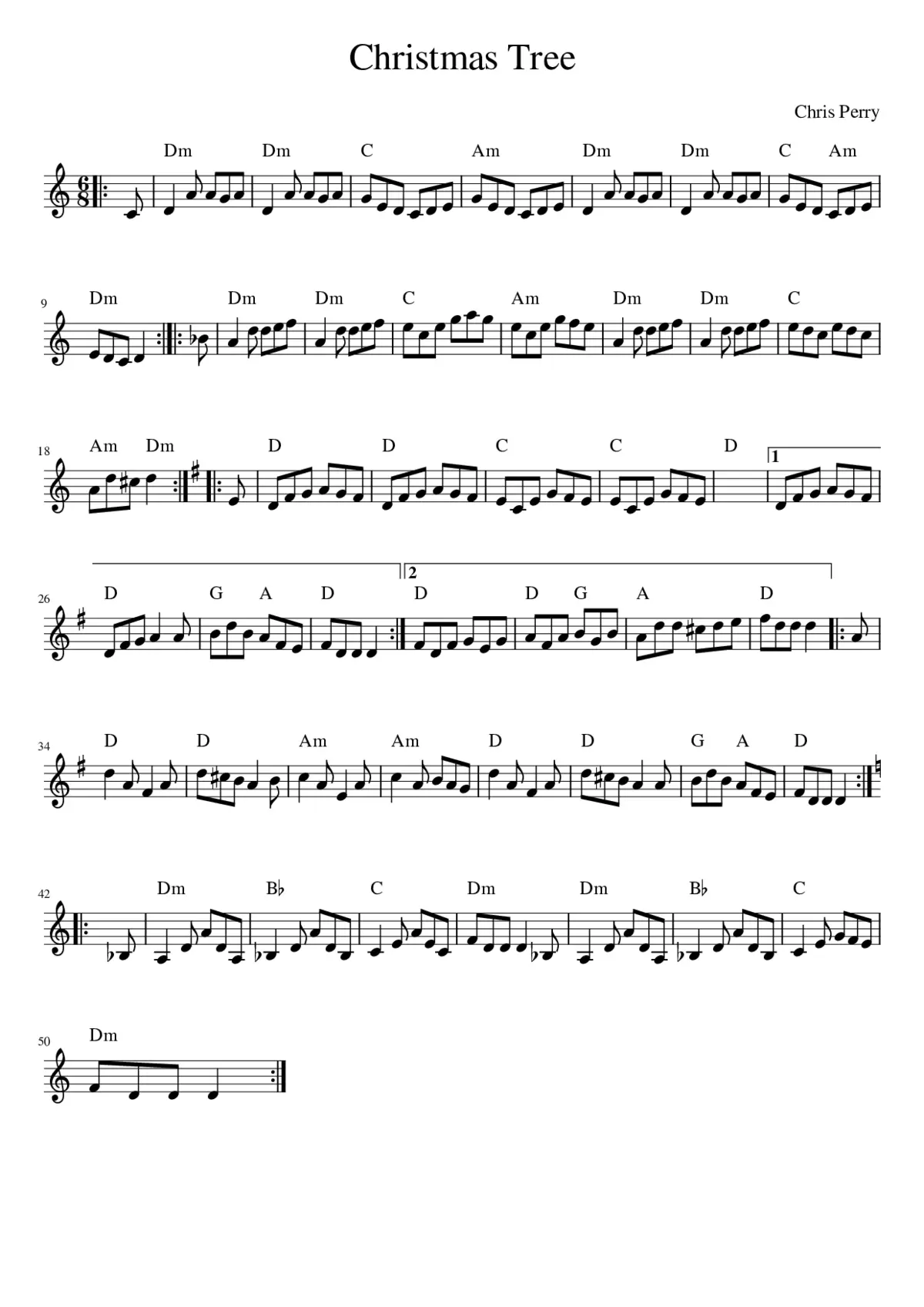 Christmas Tree - Page 1