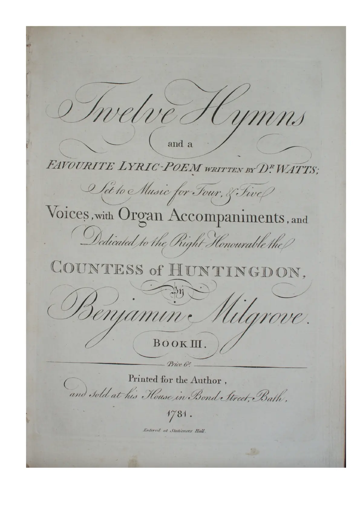 12 Hymns and a Favourite Lyric-Poem - Page 1