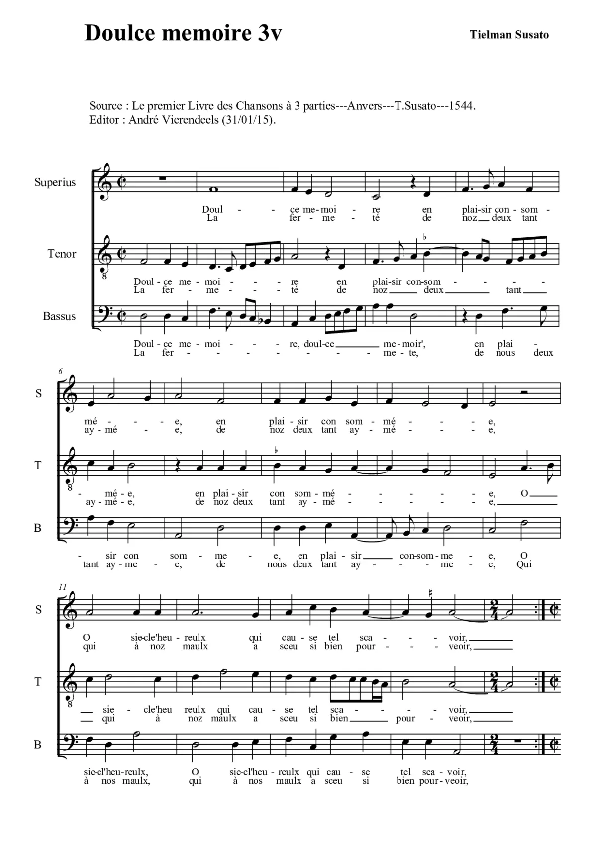 Doulce memoire - Page 1