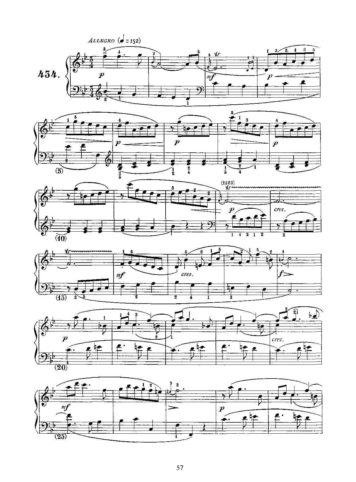 Keyboard Sonata in B-flat major - Page 1