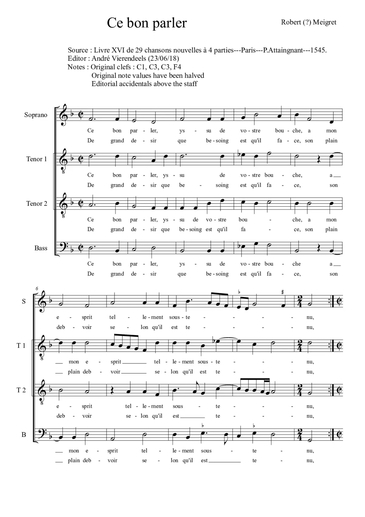Ce bon parler - Page 1