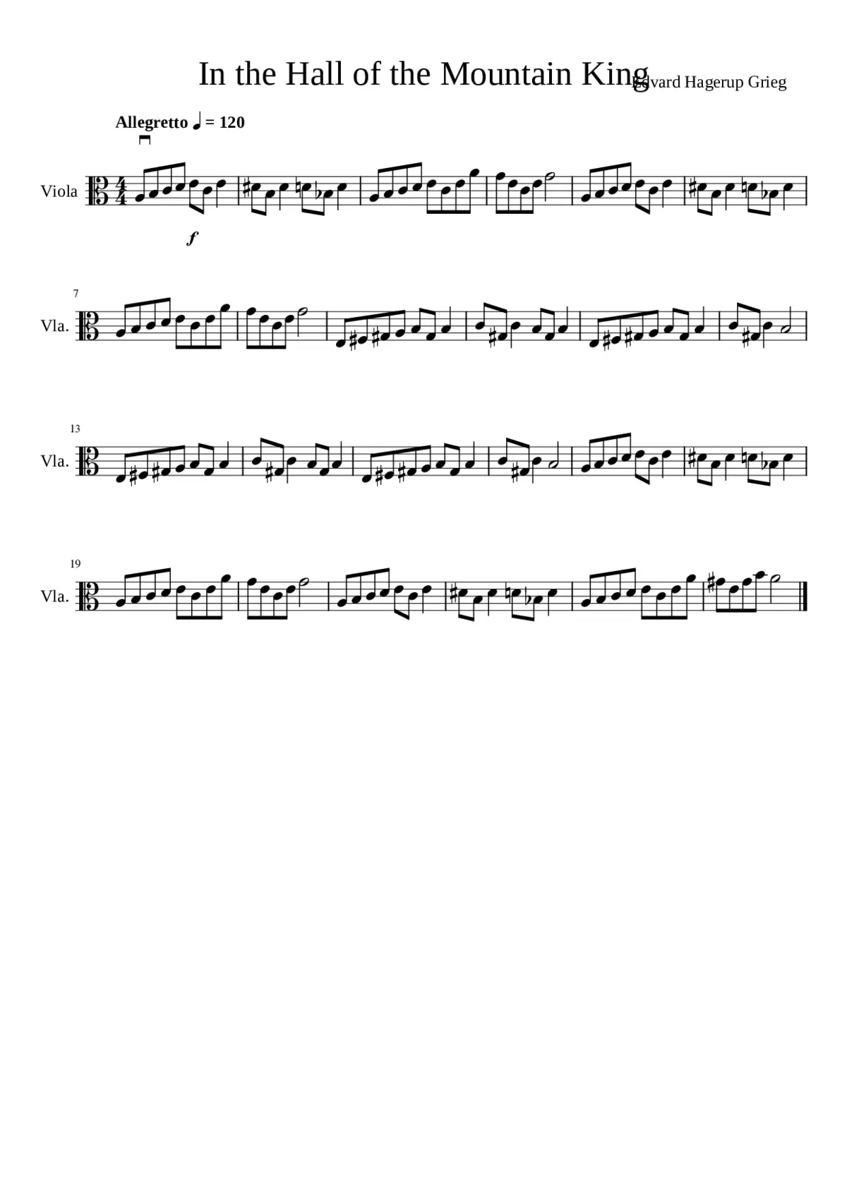 In The Hall of The Mountain King - Page 1