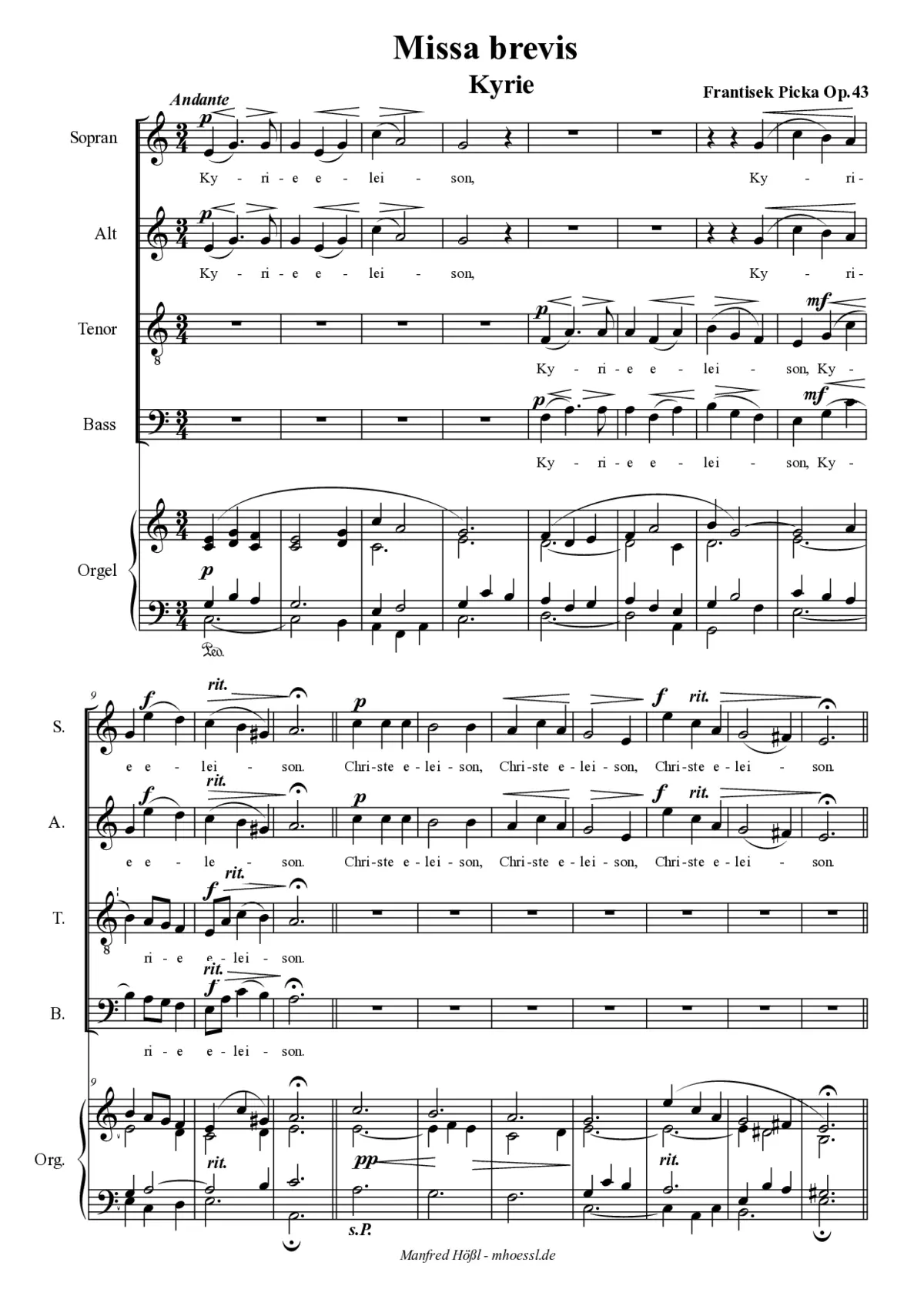 Missa brevis - Page 1