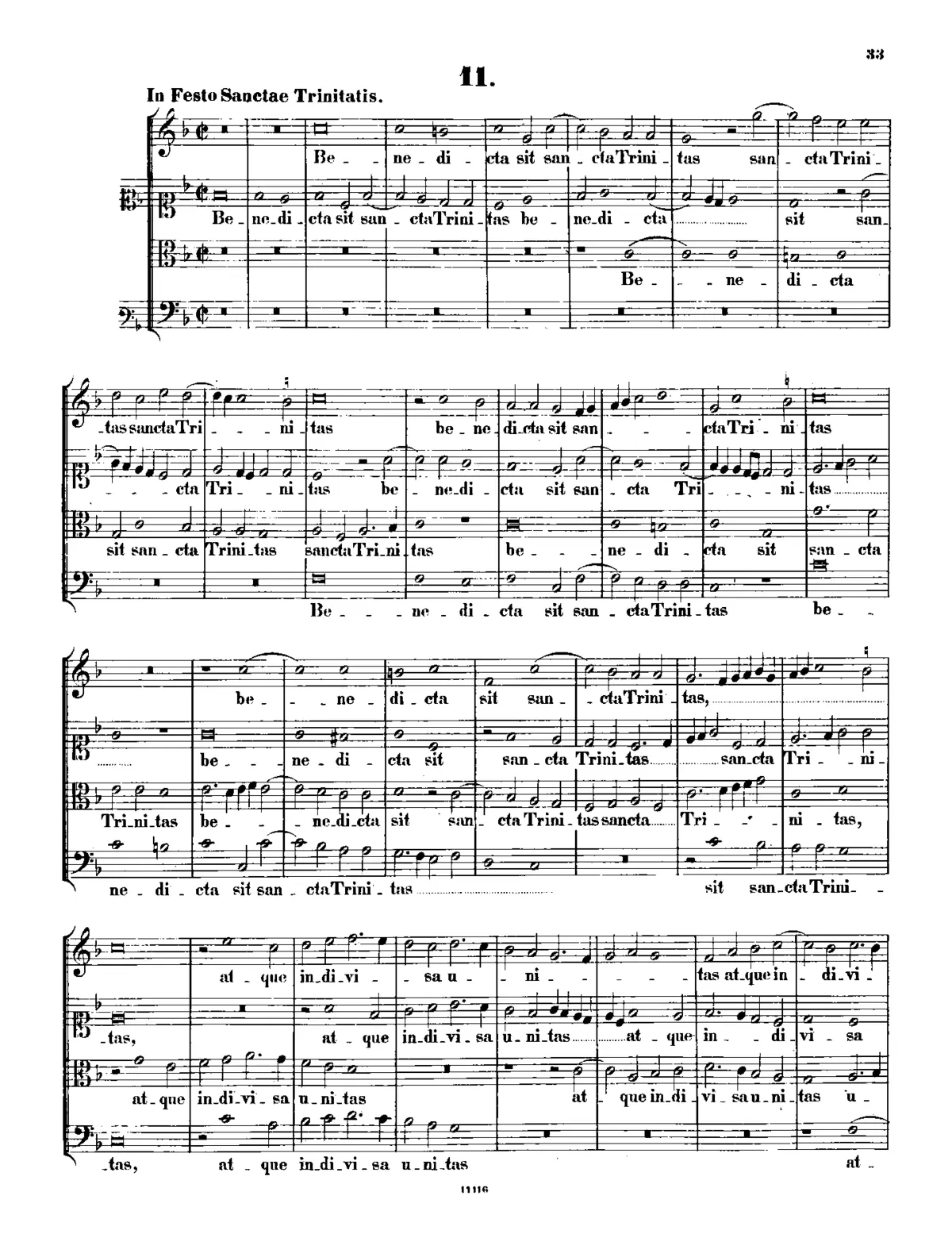 Benedicta sit sancta Trinitas - Page 1