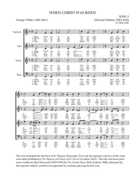 When Christ was risen from the dead