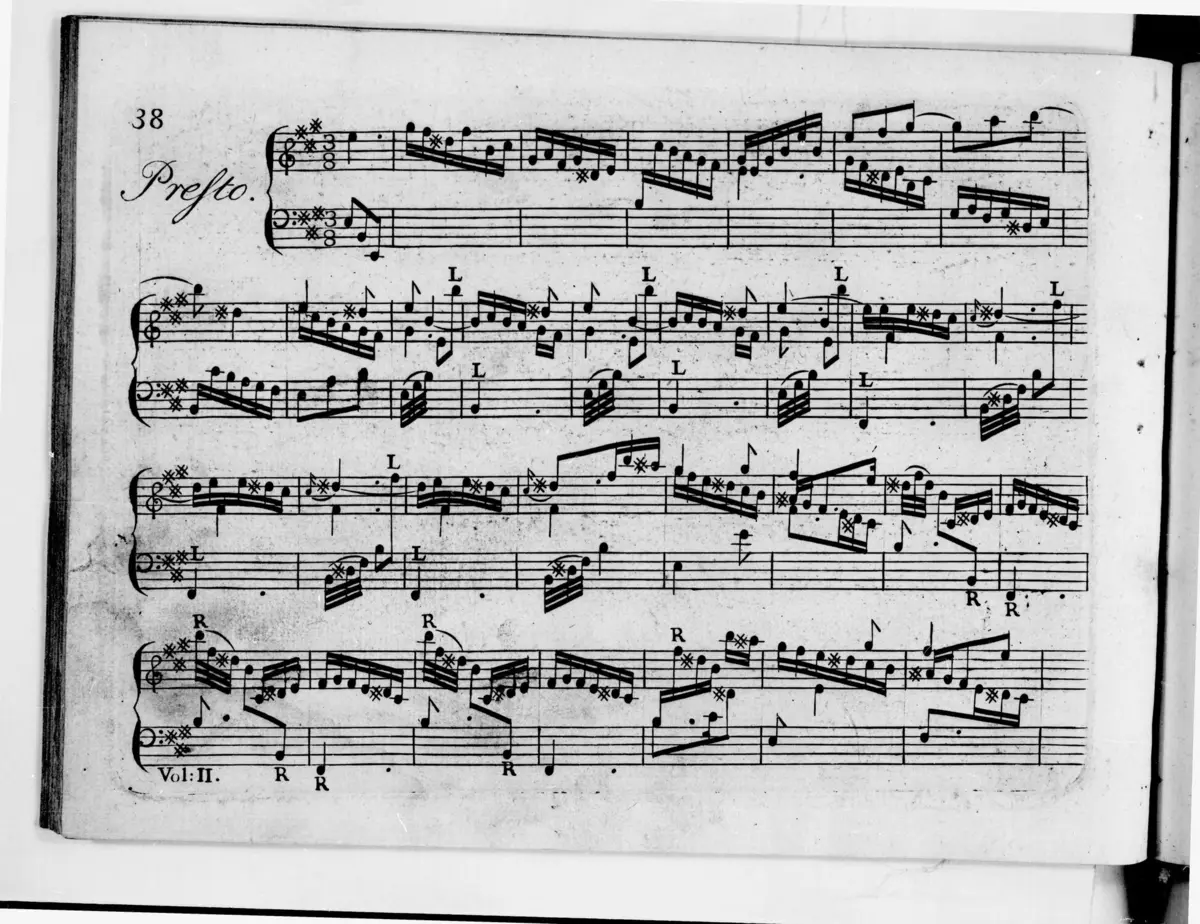Keyboard Sonata in E major - Page 1