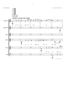 Audivi vocem de caelo a 6