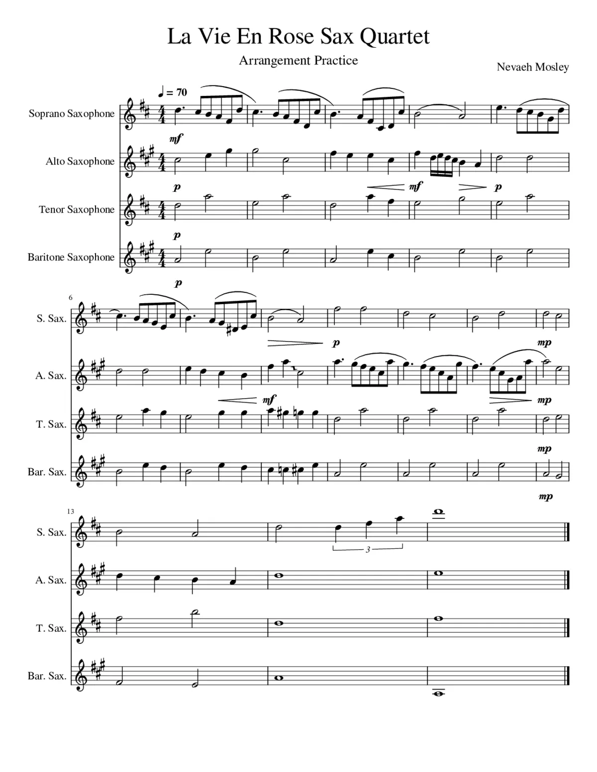 la vie en rose - Page 1