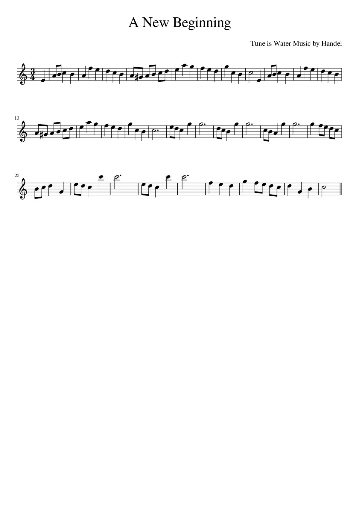 A New Beginning - Page 1