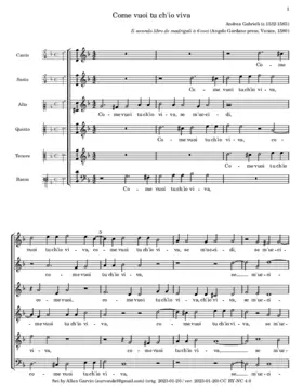 Come vuoi tu ch'io viva