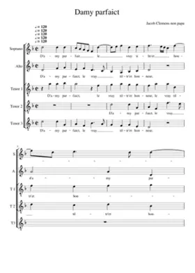 Damy parfaict [see note following text]