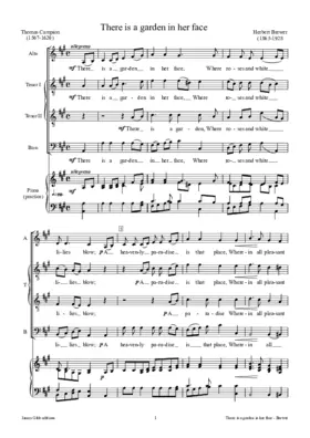 There is a garden in her face