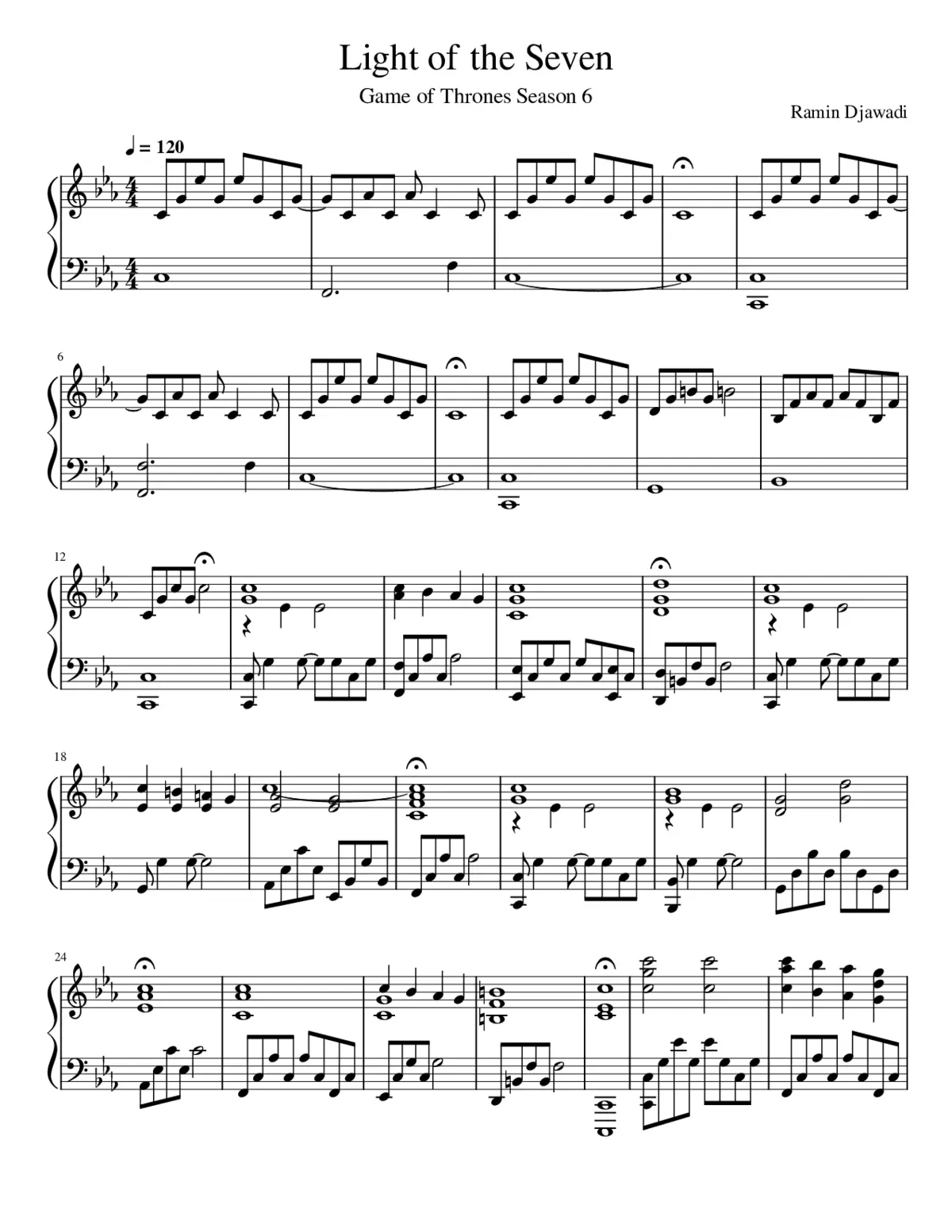 Light of The Seven - Page 1