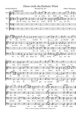 Zürne nicht des Herbstes Wind