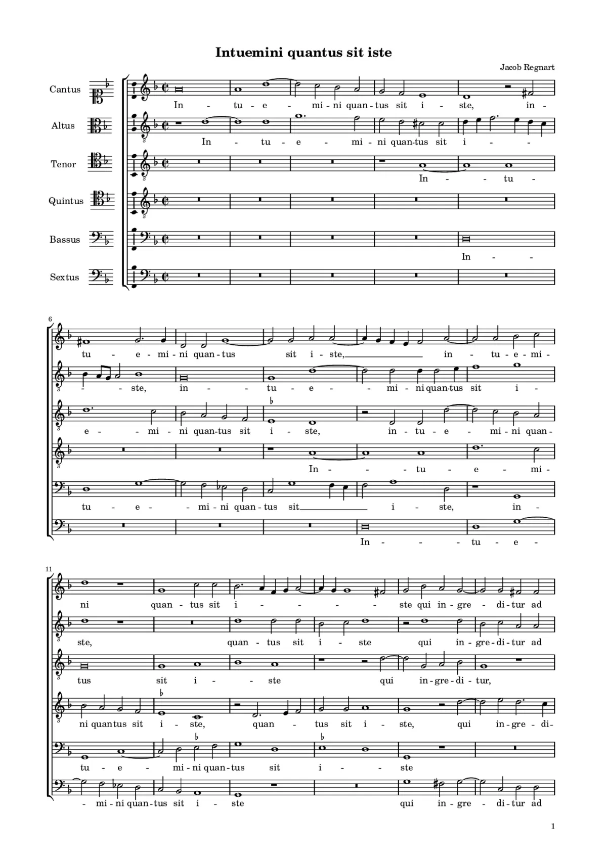 Intuemini quantus sit iste - Page 1