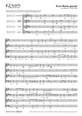 Ecce Maria genuit