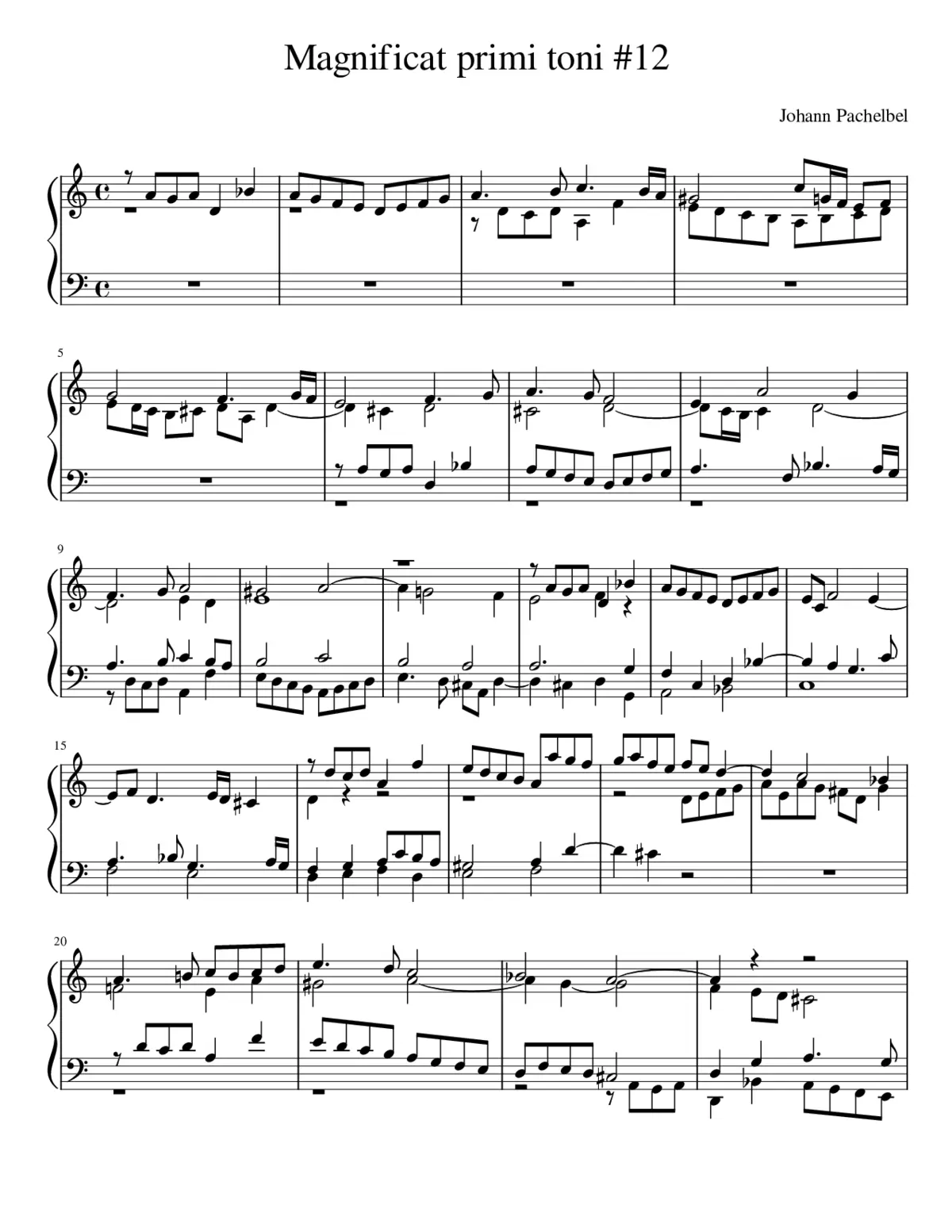 Magnificat primi toni 12 - Page 1