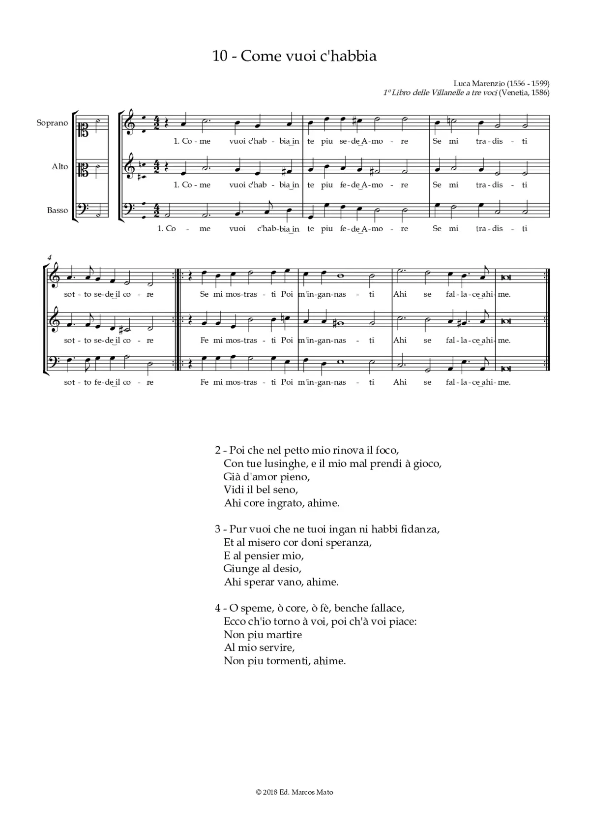 Come vuoi c' habbia - Page 1