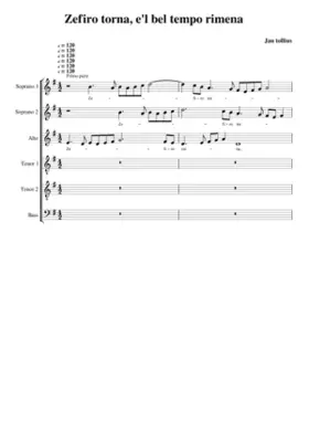 Zefiro torna (prima parte)
