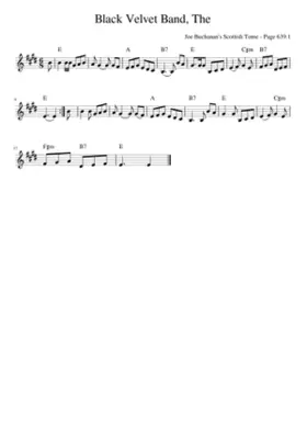 The Black Velvet Band