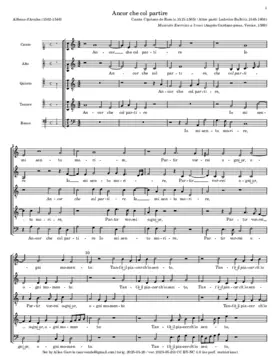 Ancor che col partire