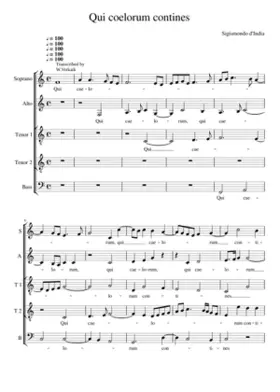 Qui caelorum contines