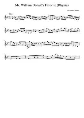 Mr. William Donald's Favorite (Rhynie)