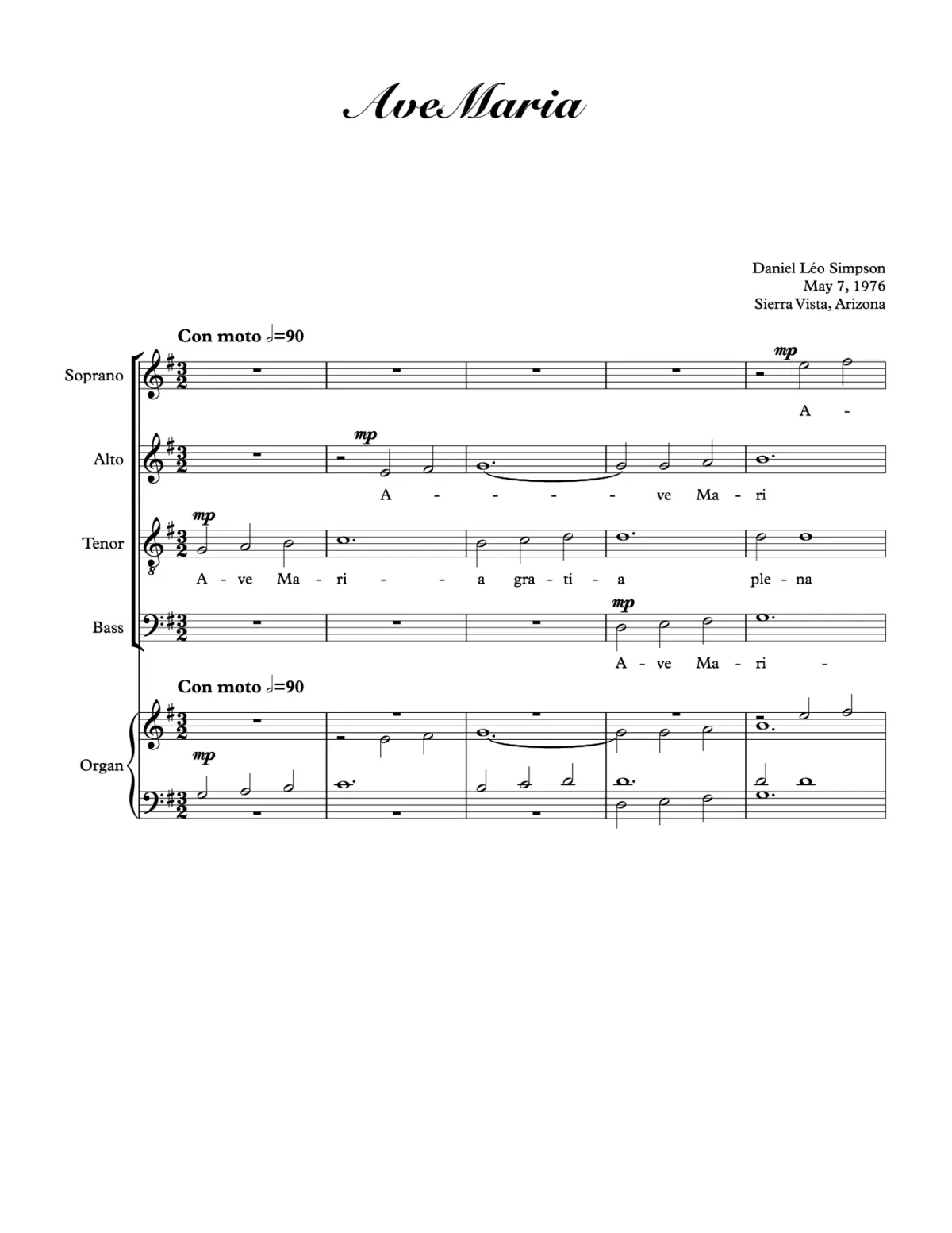 12 Liturgical Pieces - Page 1