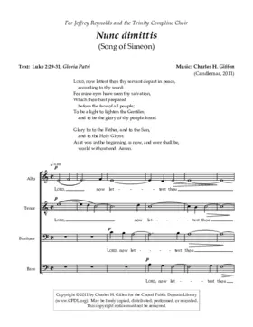 Nunc dimittis