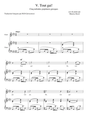 Cinq mélodies populaires grecques