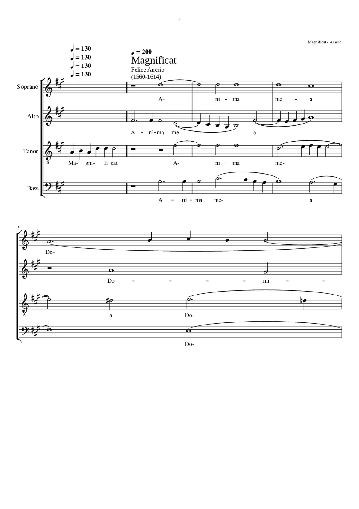 Magnificat - Page 1