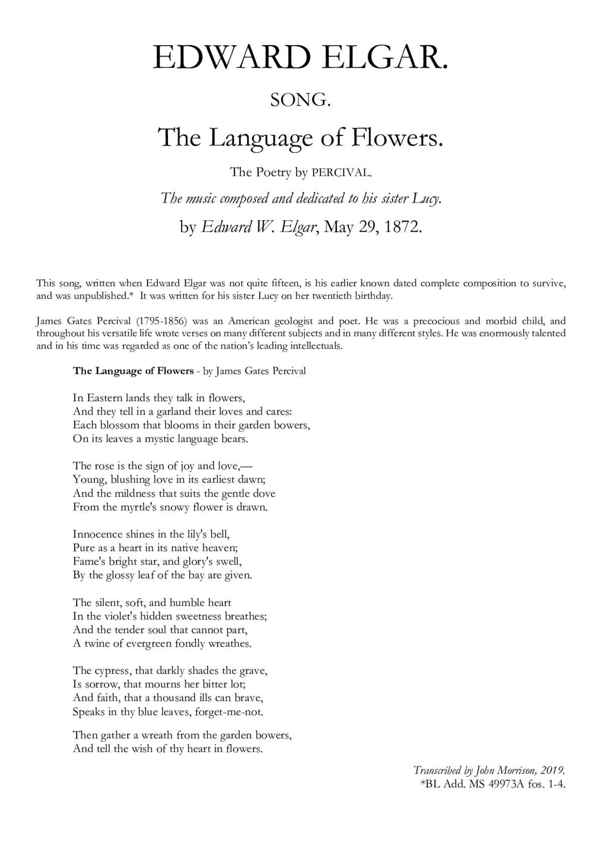 The Language of Flowers - Page 1