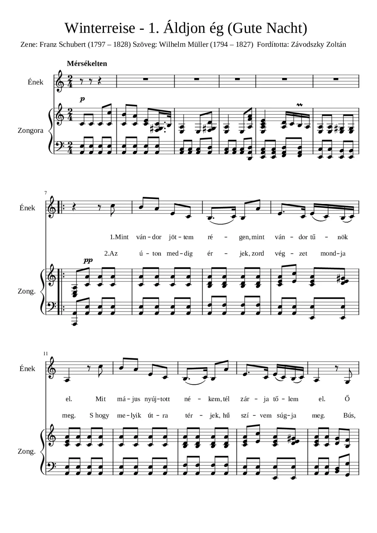 Winterreise D.911 - Page 1