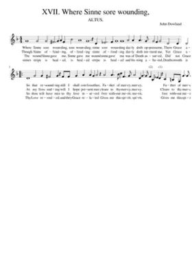 XVII. Where Sinne sore wounding