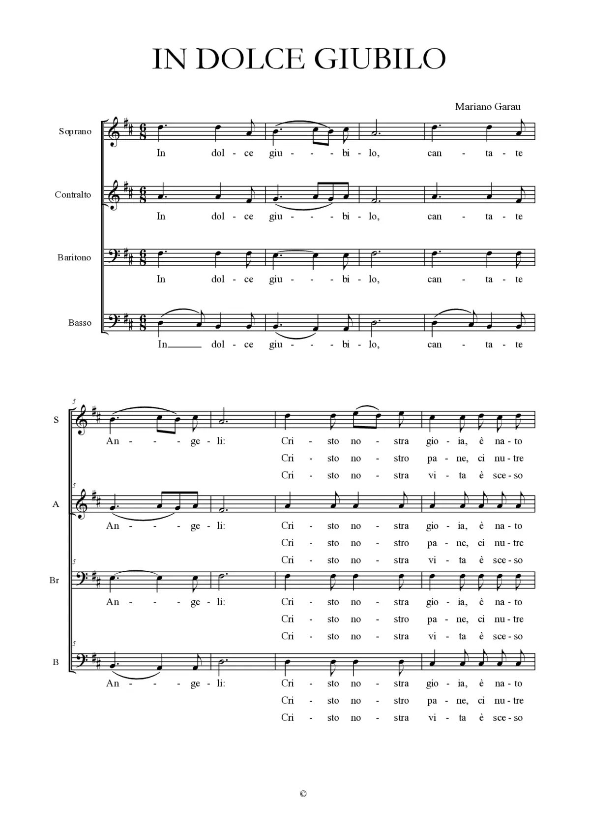 In dolce giubilo - Page 1