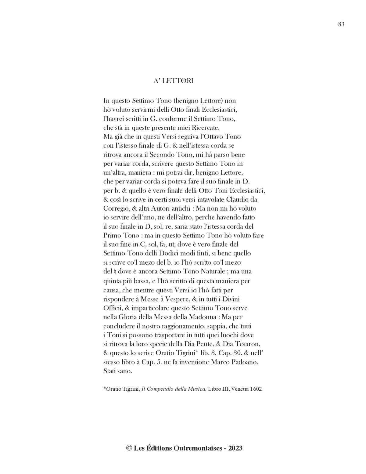 12 Versi Settimo Tono per Organo - Page 1