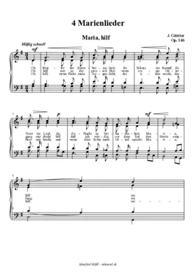 4 Marienlieder