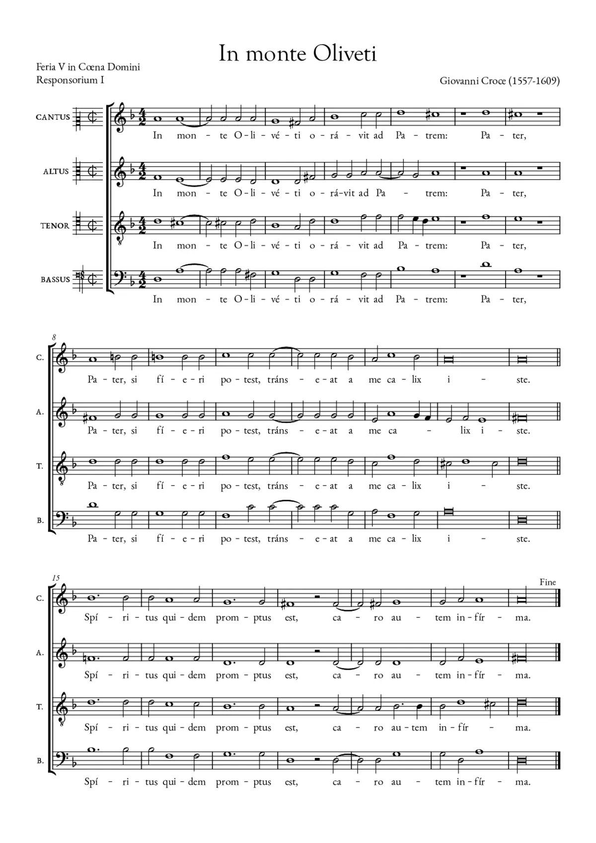 In monte Oliveti - Page 1